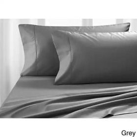 Luxurious Soft 100% Egyptian Cotton Dream Maker Bed Sheets 4 pc Set (Color: Sky Blue, size: queen)